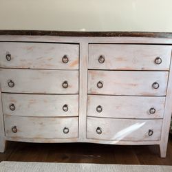 8 Drawer Real Wood Dresser W Iron Hardware