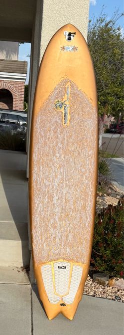 7’8” Rawson quad surfboard longboard funboard