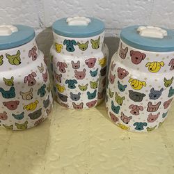 Cute Dog Treat  Jars 