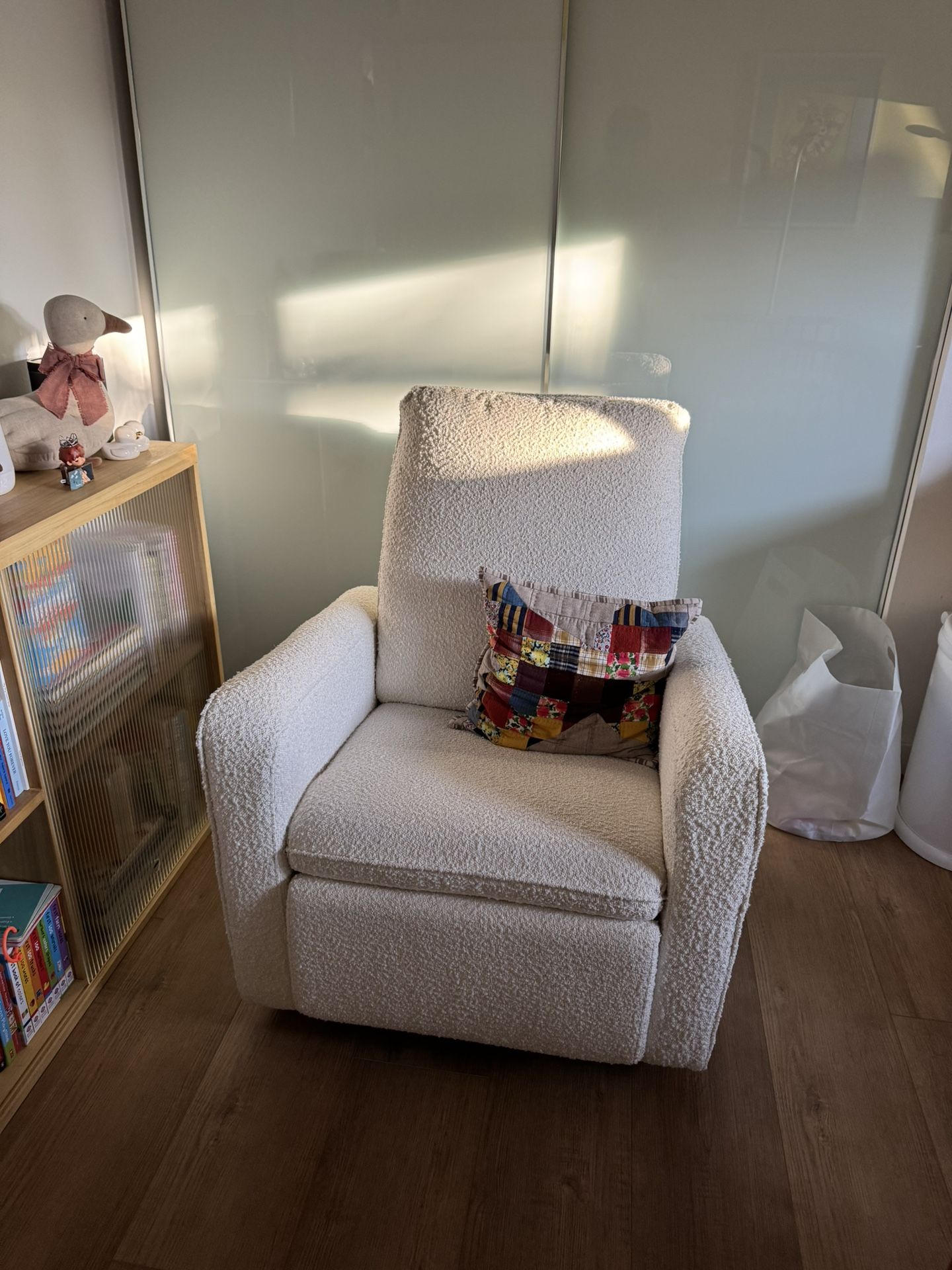 graco teddi power recliner boucle