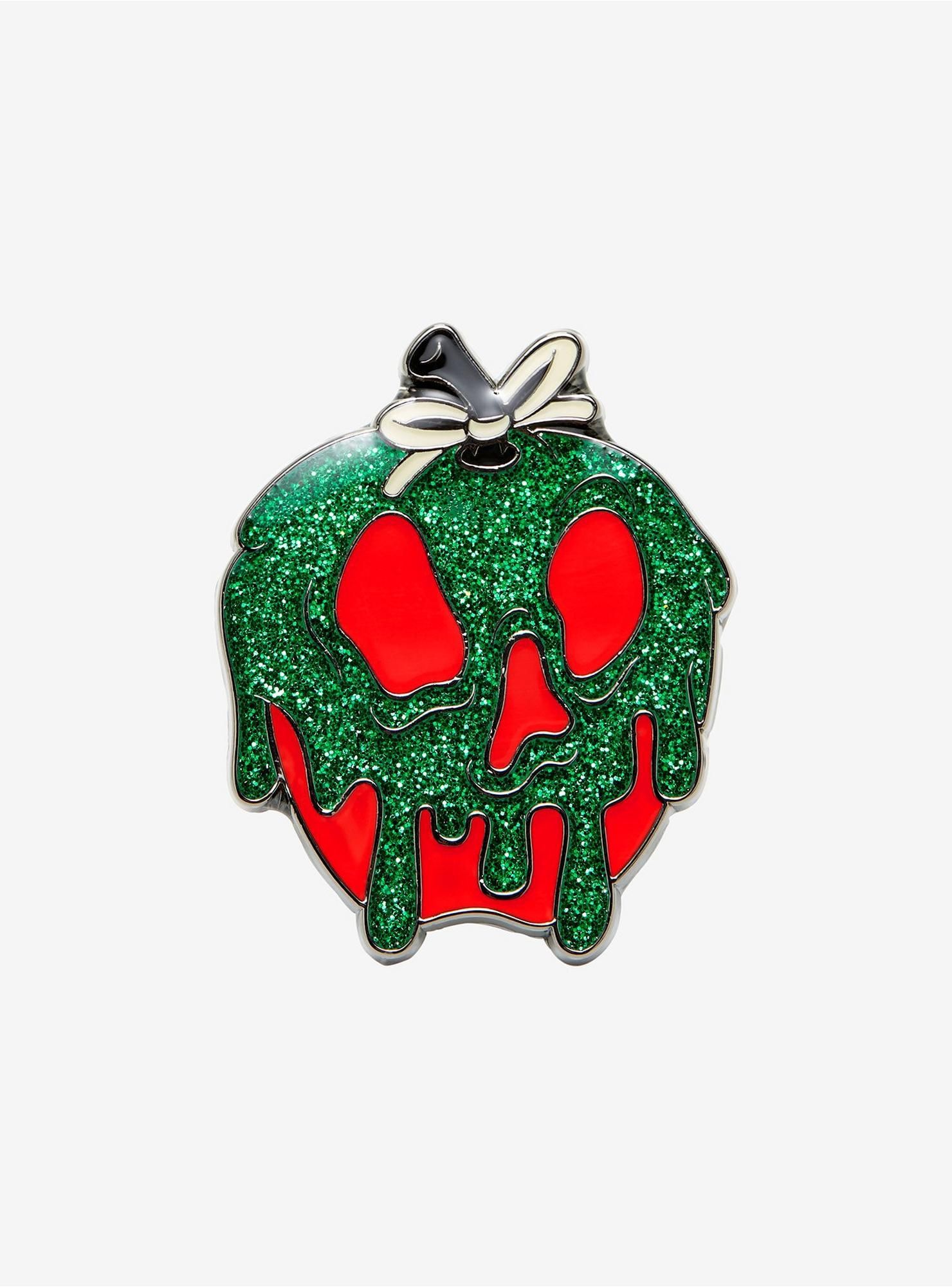 Loungefly Disney Snow White And The Seven Dwarfs Glitter Poison Apple Enamel Pin