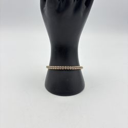 10kt YG 7” Tanzanite Bracelet