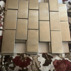 Stainless Steel brick mosaics