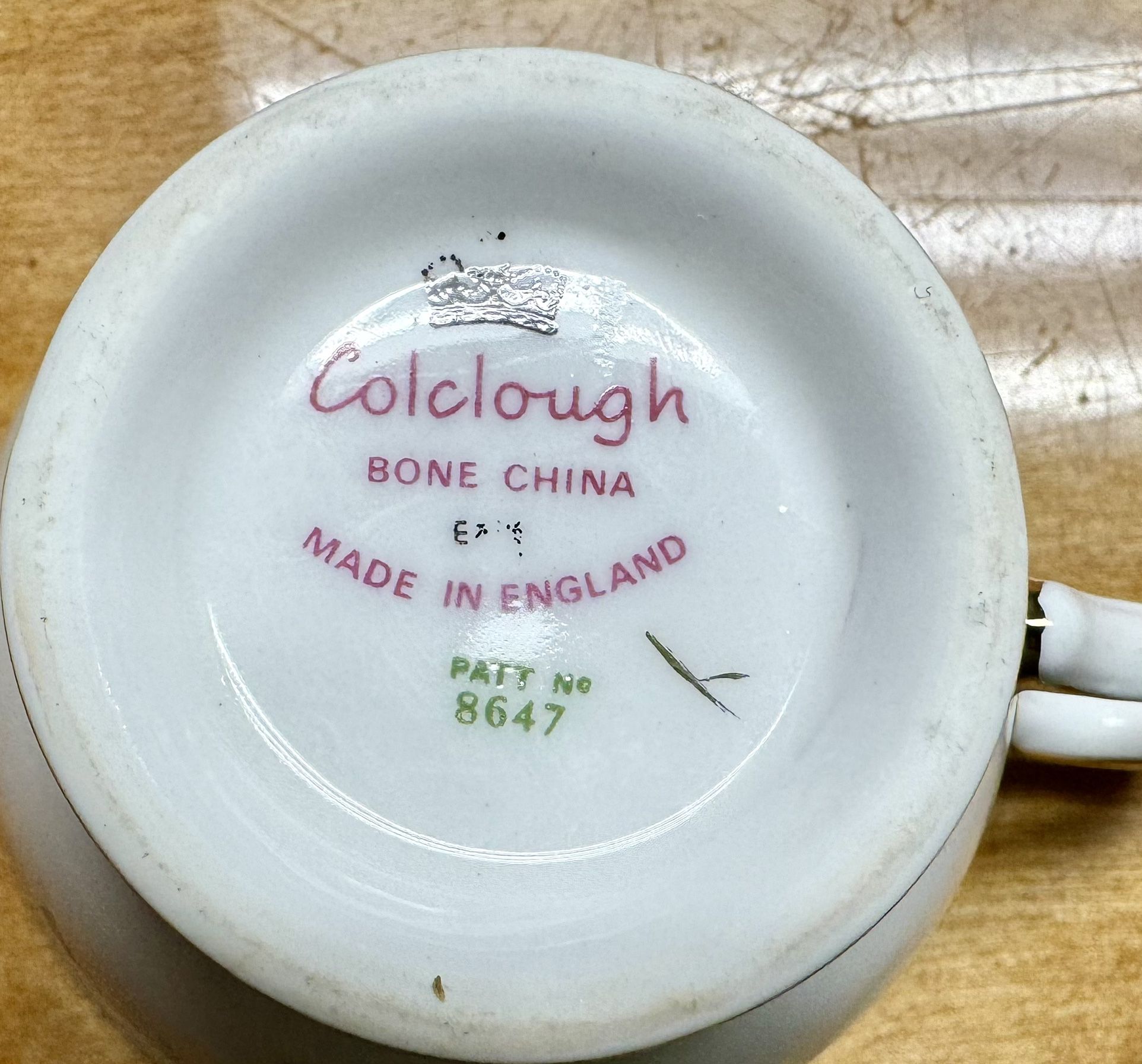 Colclough bone china tea set