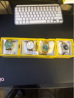 Lot of 4 Invicta Men’s Luxury Watches for $80! New in Box