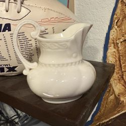 Vintage Lenox porcelain pitcher white