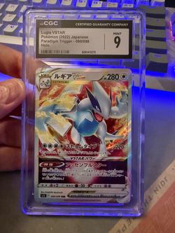 Lugia VSTAR CGC 9 Japanese Pokémon Holo Card