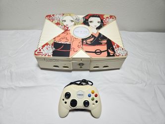 Limited Edition Pure White 2004 Japan 2nd Anniversary Original Xbox With Rare Moyoko Anno Faceplate