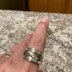 Heavy 925 sterling silver men’s or women’s size 9