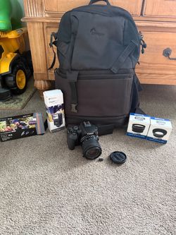 Canon EOS rebel SL3 with accessories