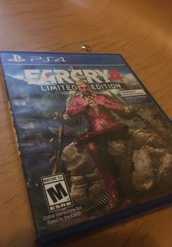 Farcry 4 limmitied edition for PS4