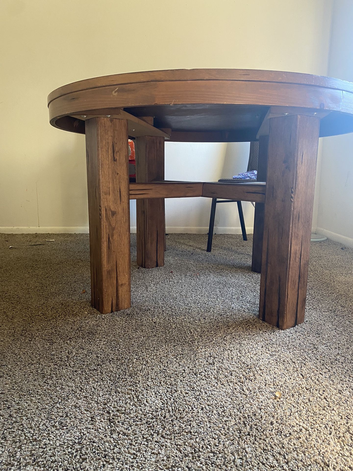 TABLE AND 3 CHAIRS