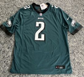 NWT RARE NFL NIKE Mens Philadelphia Eagles Hurts #2 Rookie On Field Jersey XL