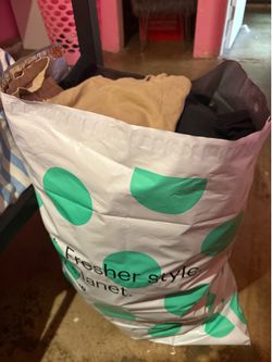 Big bag of men’s clothes