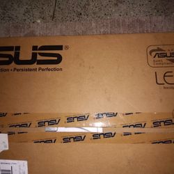 Computer Monitor + Keyboard 