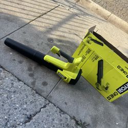 RYOBI ONE+ 18V 100 MPH 350 CFM Cordless Battery Variable-Speed Jet Fan Leaf Blower (Tool Only)