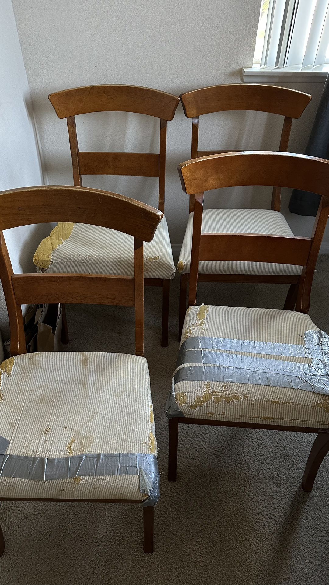 REAL WOOD CHAIR SET