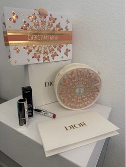 Dior Mother’s Day Butterfly Mesh Pouch + 405 Rosy Dior Lipstick NIB