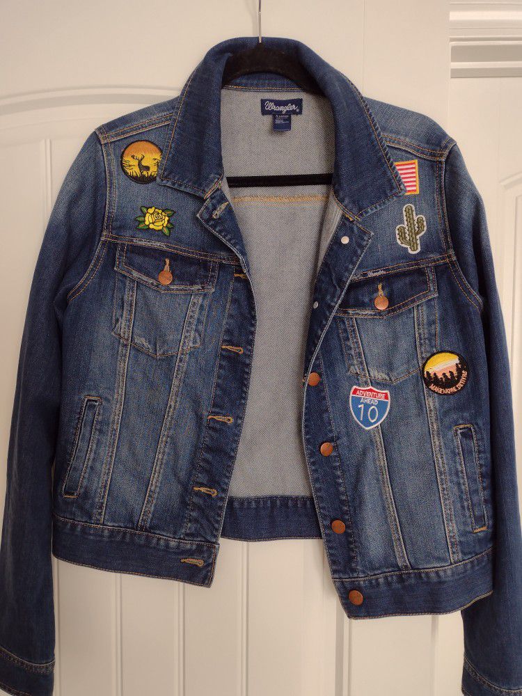 Cool Jean Jacket, Size XL, Like New, Wrangler Brand 