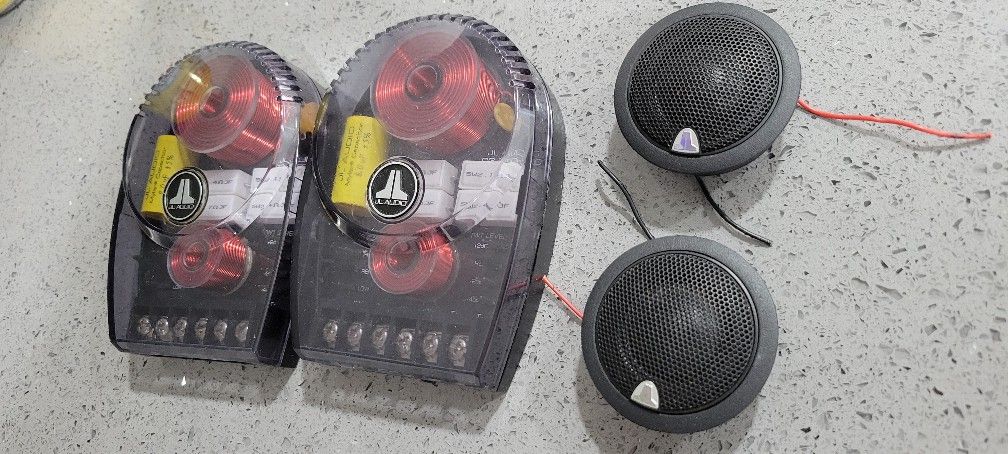 JL Audio Speakers C3-650 XO Tweeters W Crossovers Amp 1000/1 Amplifier 300/2