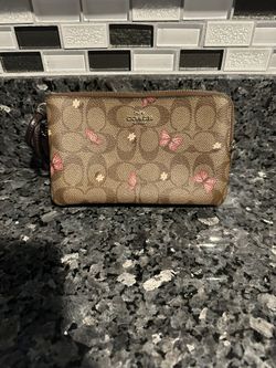 Coach Wristlet Wallet Butterfly
