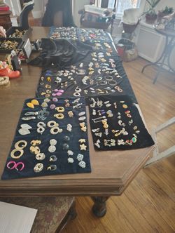 earrings 158 pieces clip on and pierced