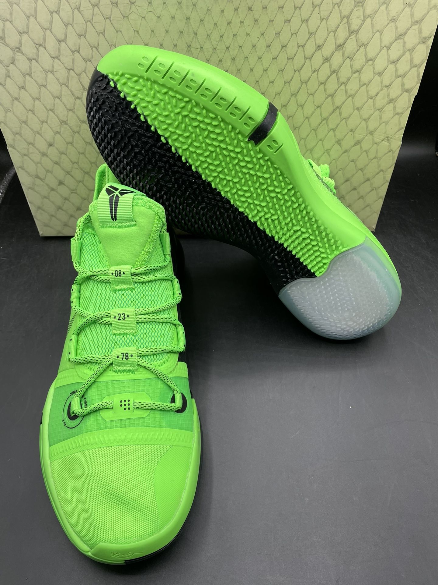 New Rare Nike Kobe AD Exodus TB Basketball Shoes Green Strike