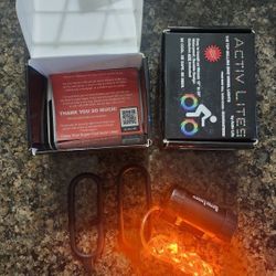 Red Bike Lights - 3 Lights 