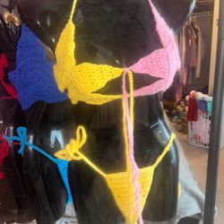 CROCHET star bikini set