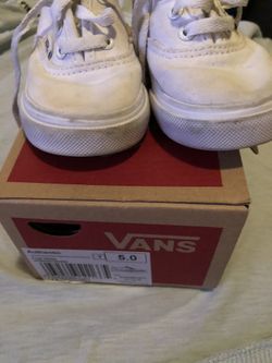 Toddler size 5 vans