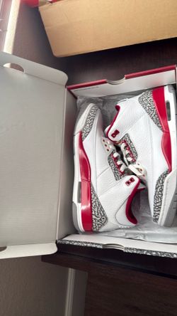 Cardinal Red Jordan 3s