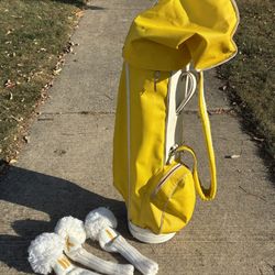 Vintage Wilson Golf Club Bag   
