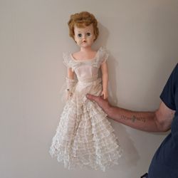 1950s Large Vintage Bride Doll