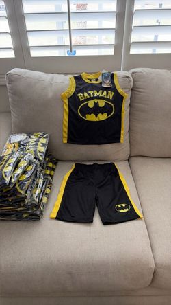 Batman Kids Athletic Tank and Shorts Set 3T & 4T