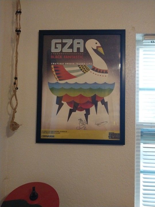 Signed/Framed GZA Poster
