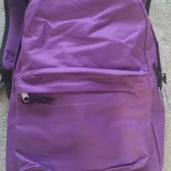 K-cliffs Purple backpack, large dividers inside abd one outside$20