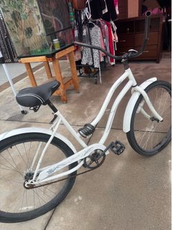 Huffy Cruiser Bike White Beach Cruiser
