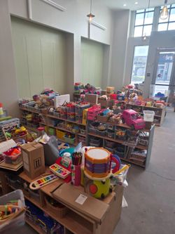 Preschool sale of toys and furniture