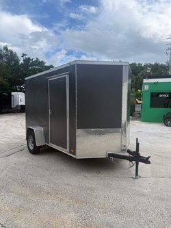 USED Enclosed trailer 6x10 | 3.5k GVWR