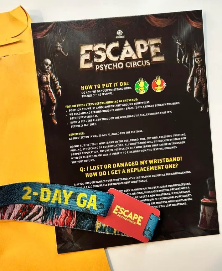 ESCAPE TICKET