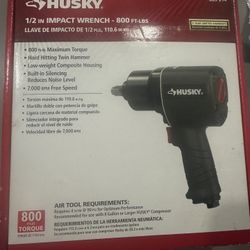 Husky 683 214 1/2 Inch 800 FT-LBS Impact Wrench 