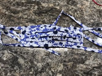 Handmade fabric face mask