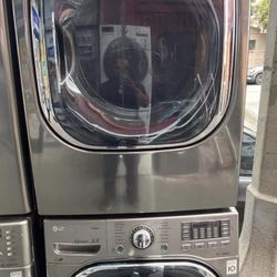 LG DRYER AND WASHER SET STAINLESS STEEL