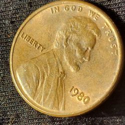 1980 Lincoln Memorial Penny 