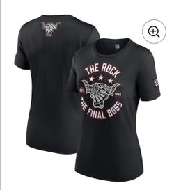 WWE The Rock 'The Final Boss' Women's T-Shirt Sz XXL