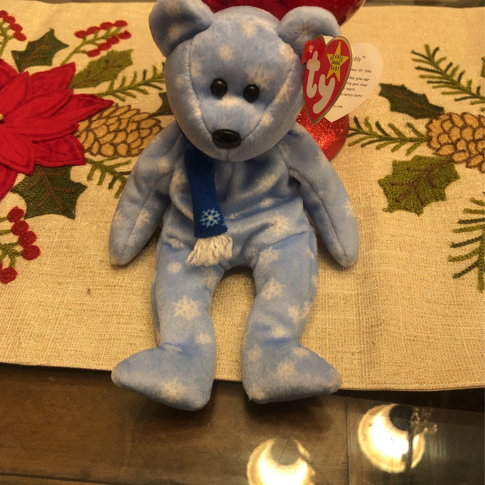 TY Beanie Baby 1999 Holiday Teddy/ Many Other Retired Beanie Babies Available, Just Ask