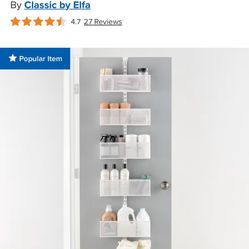 Elfa Over The Door Storage Rack
