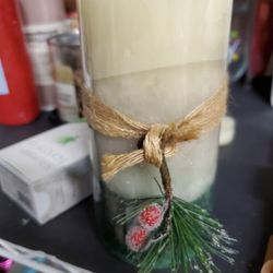 Pier One Holiday Pillar Candle