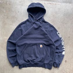 Carhartt K288 Loose Fit Navy Hoodie