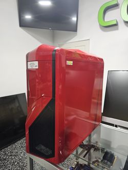 Gaming Computer PC Desktop Tower RED TOWER GAMING PC 🖥 